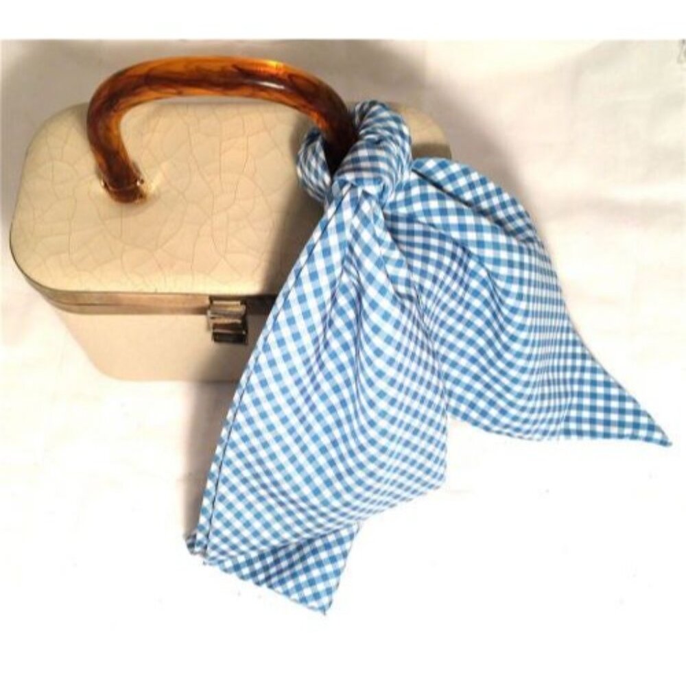 Vintage Gingham Scarf